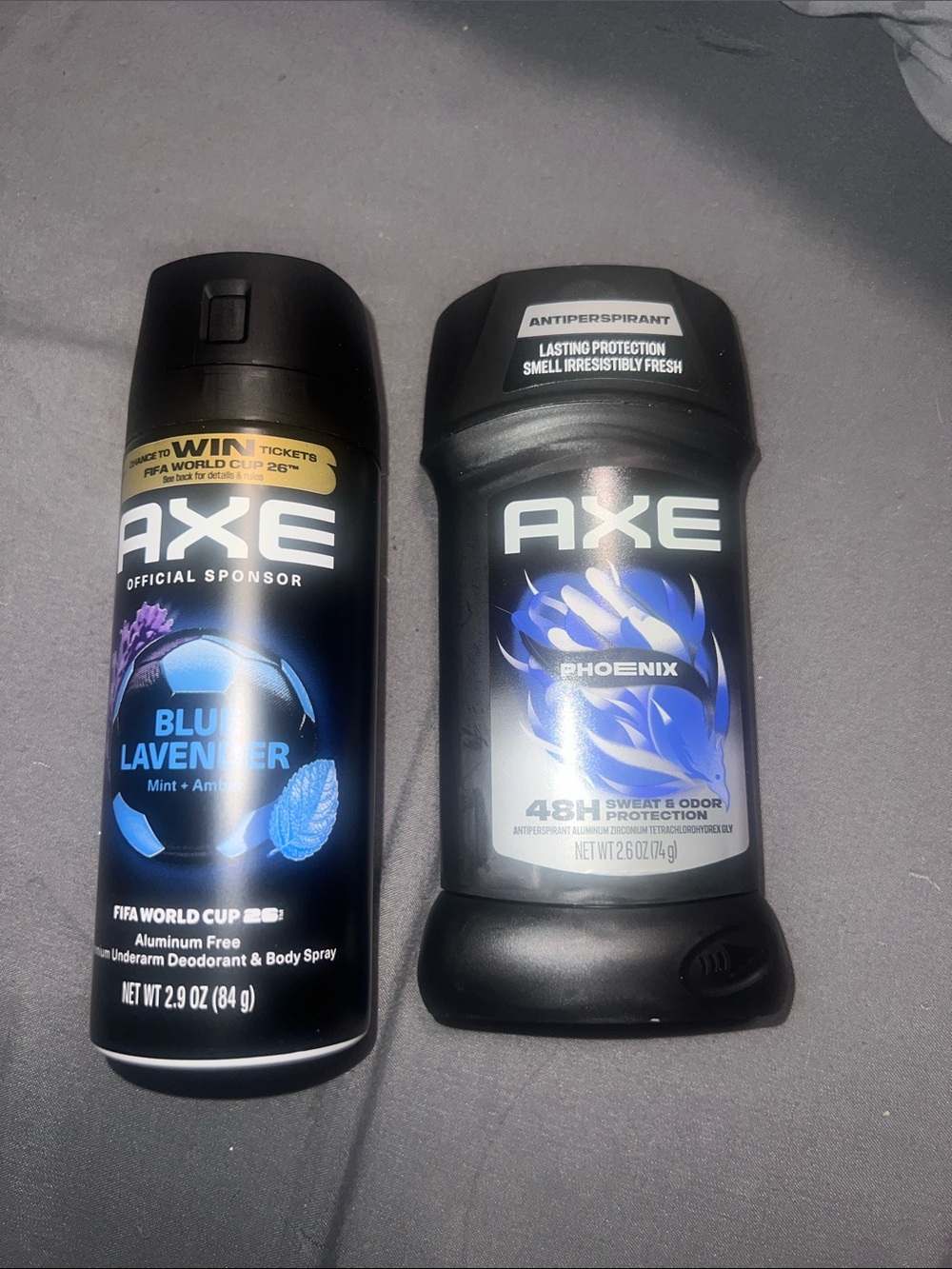 AXE Blue Lavender Body Spray & Phoenix deodorant
